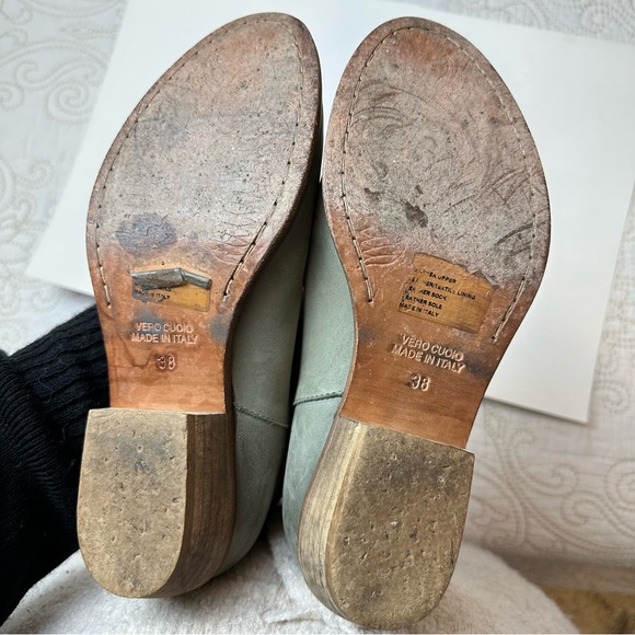 Sundance gray leather cutout western/cowboy boots - Picture 5 of 6